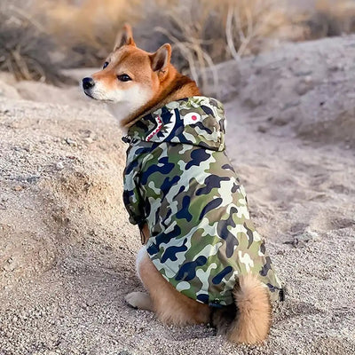 A Barking Pup Windbreaker - Camo