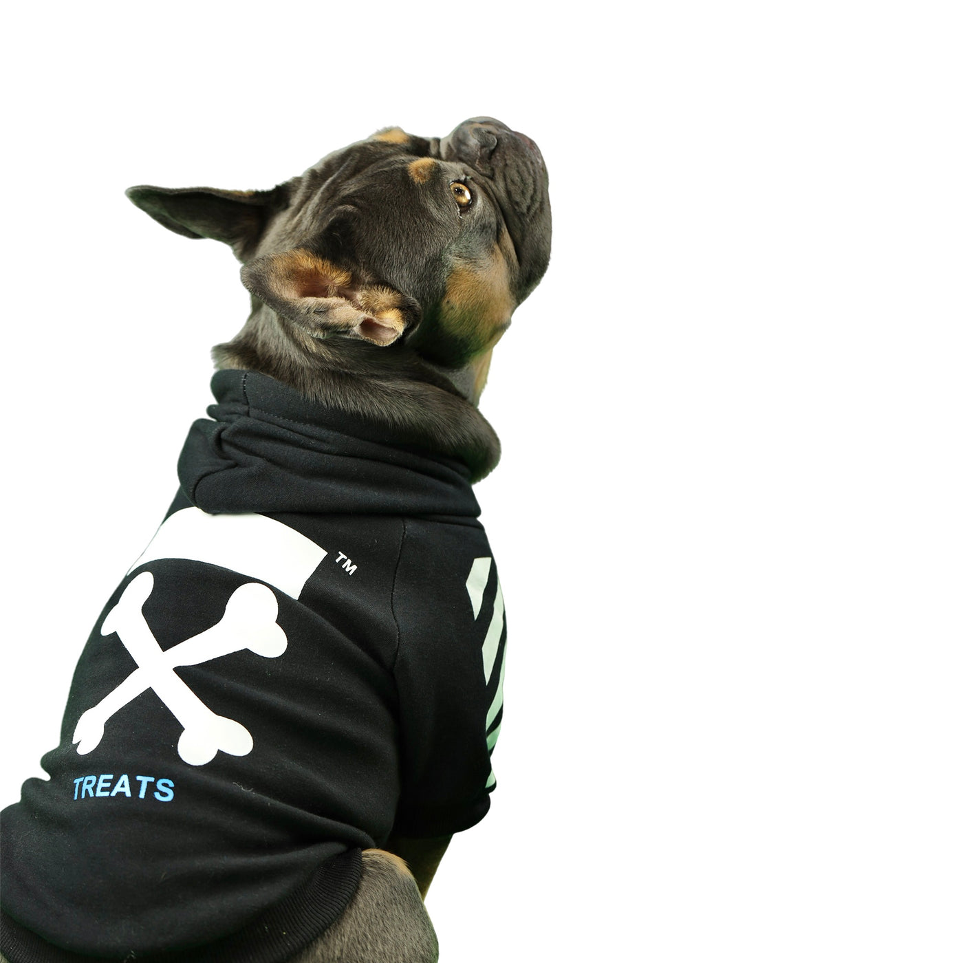 "WOOF" Hoodie -  Black & White