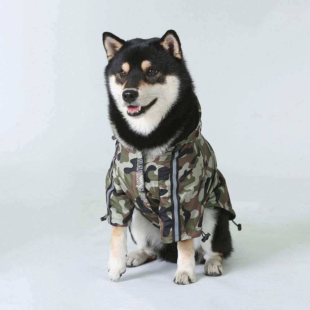 A Barking Pup Windbreaker - Camo